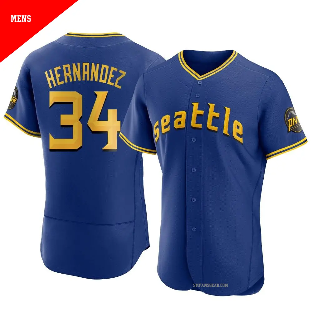 Felix Hernandez Jersey, Mariners Felix Hernandez Home, Away, City